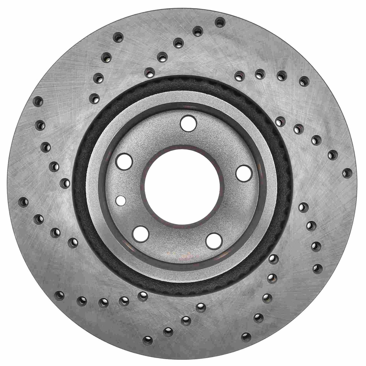 StopTech Sport Cross Drilled Brake Rotor; Front Left