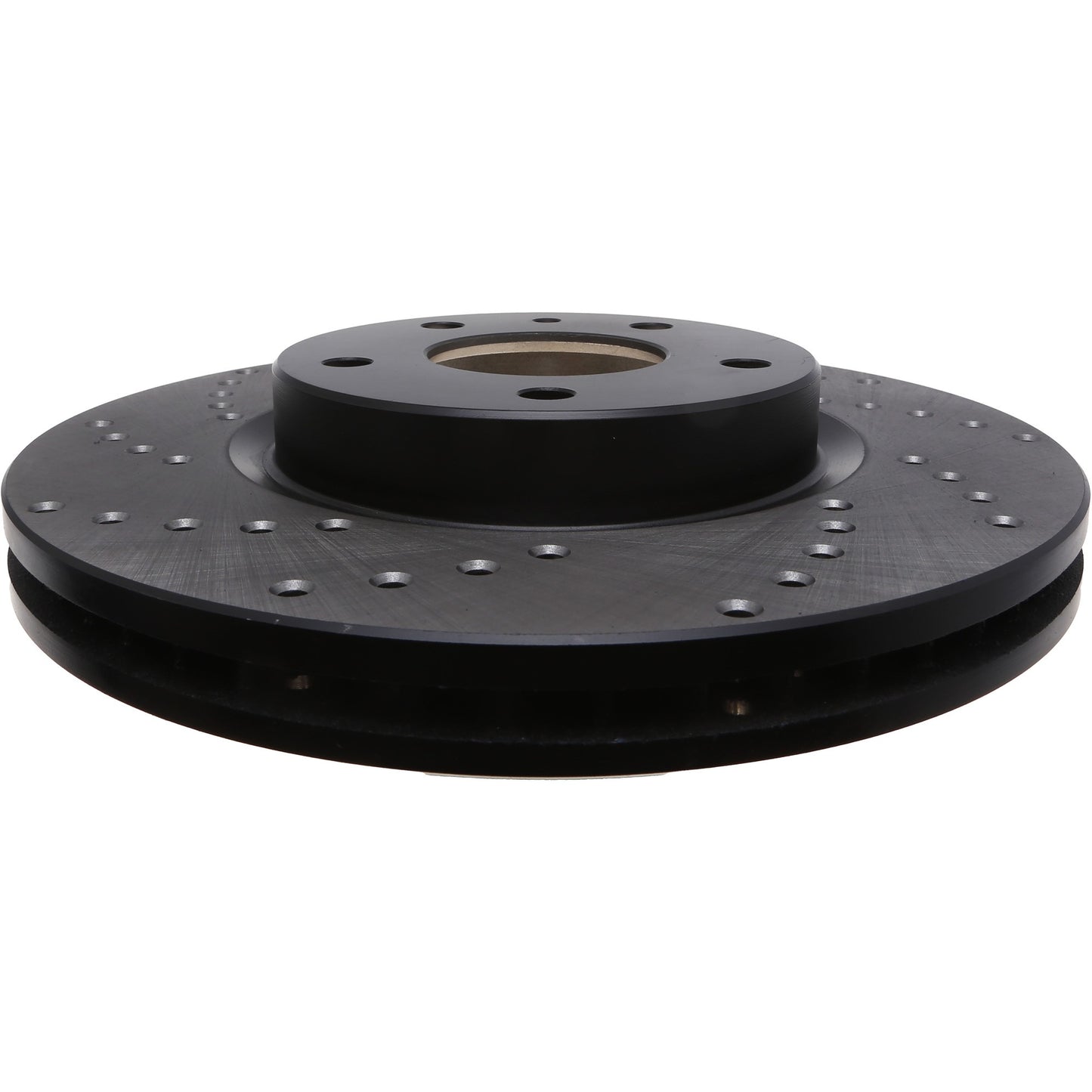 StopTech Sport Cross Drilled Brake Rotor; Front Right