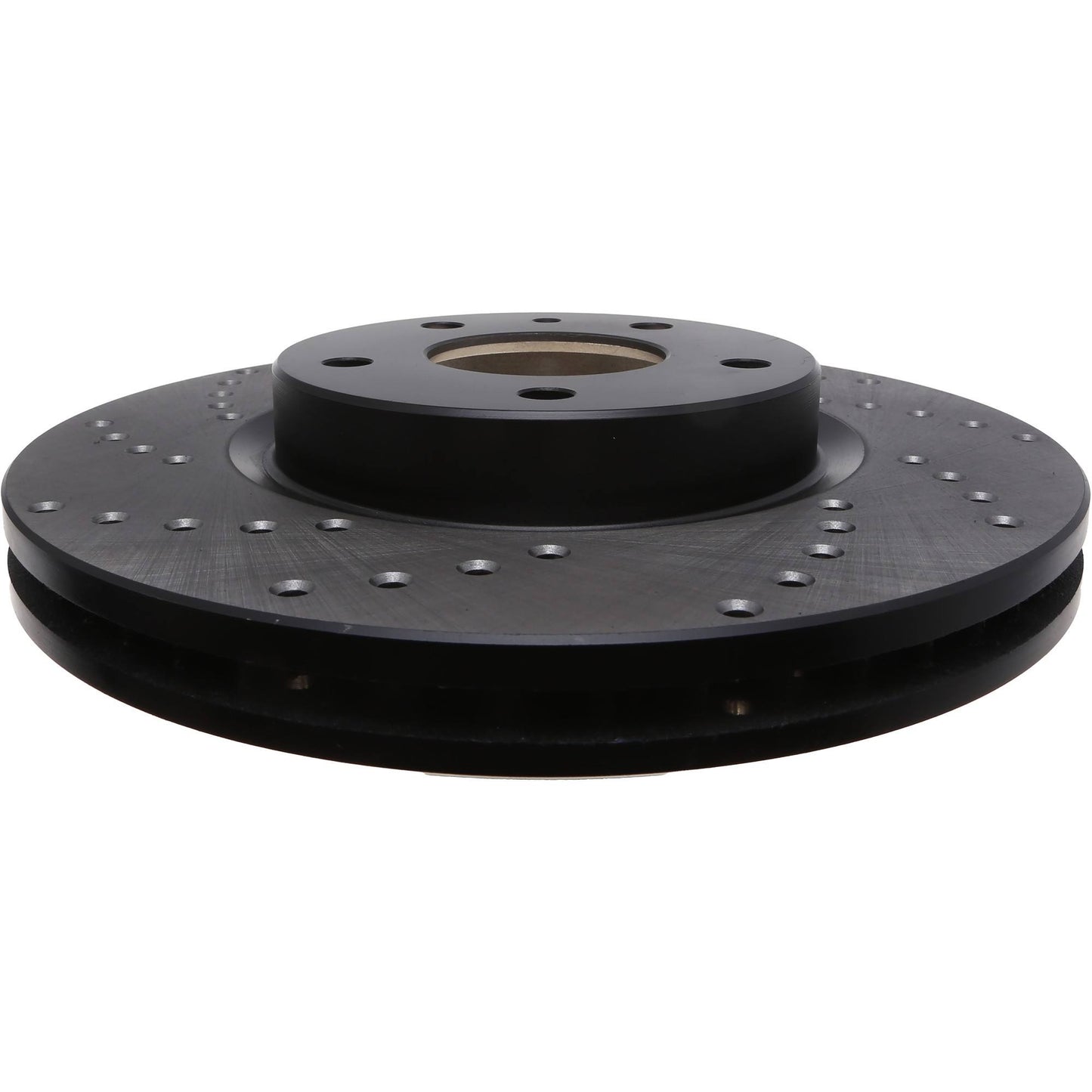 StopTech Sport Cross Drilled Brake Rotor; Front Right