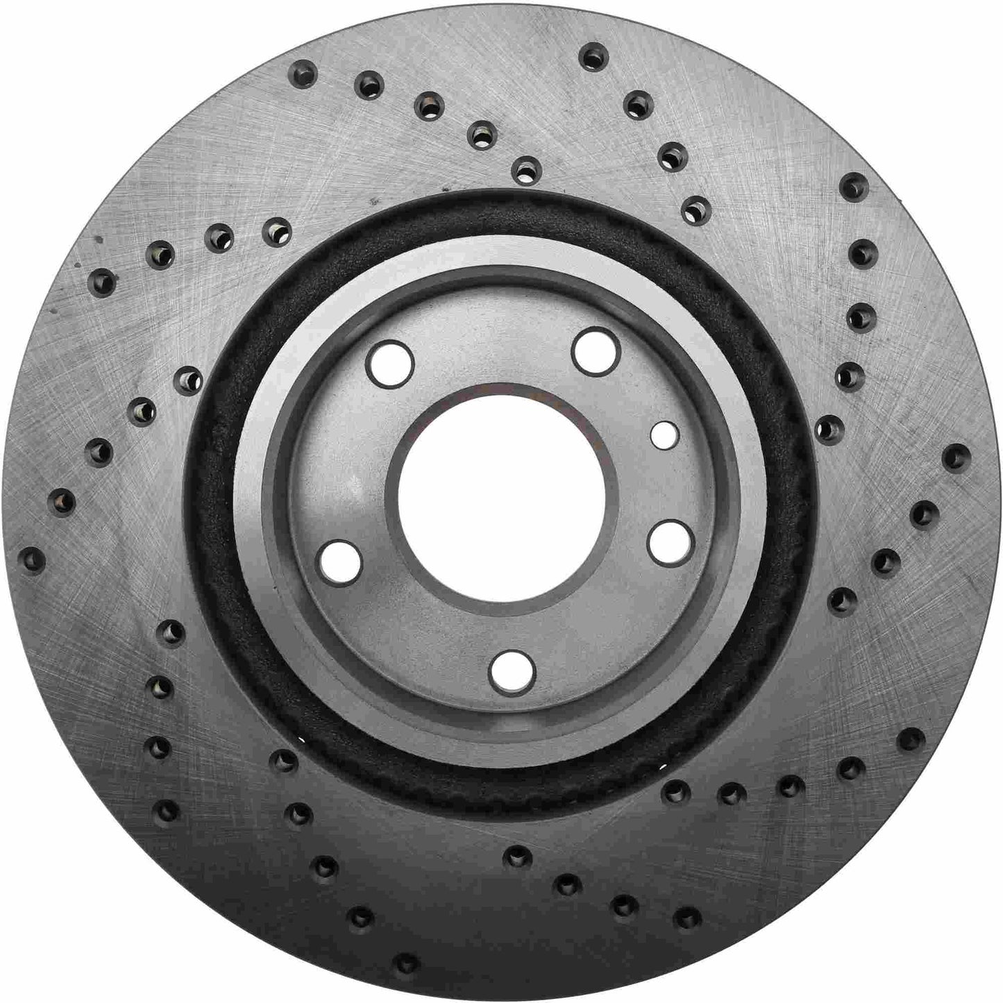 StopTech Sport Cross Drilled Brake Rotor; Front Right