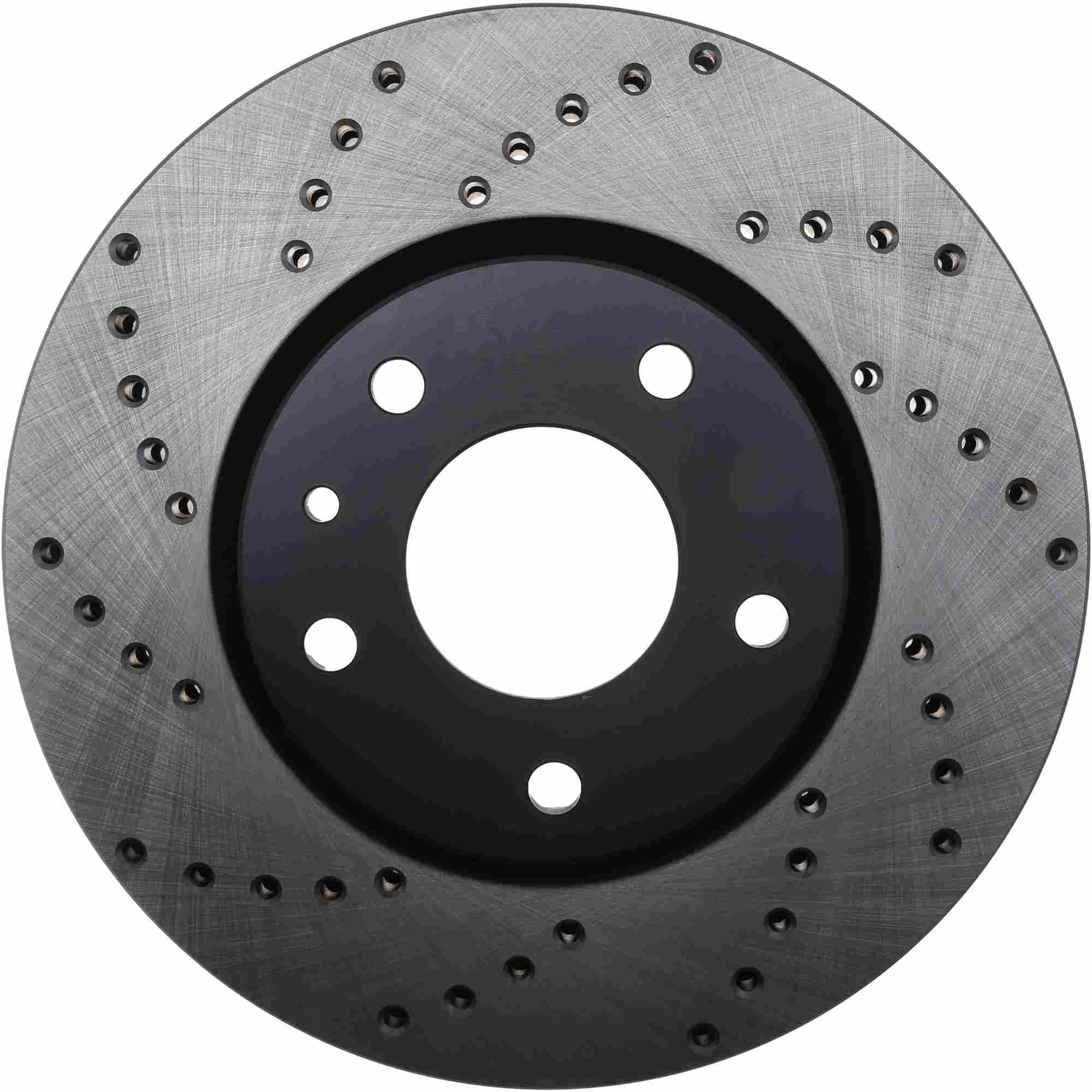StopTech Sport Cross Drilled Brake Rotor Front Right 128.45084R