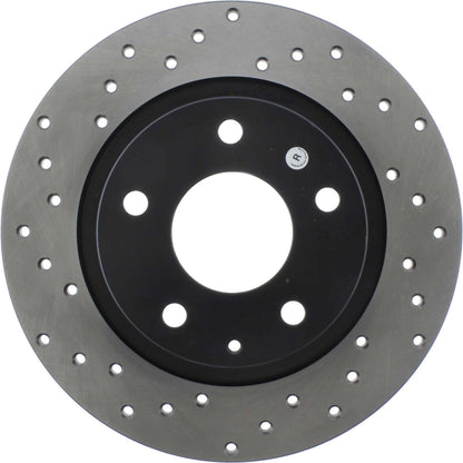 StopTech Sport Cross Drilled Brake Rotor Rear Right 128.45085R