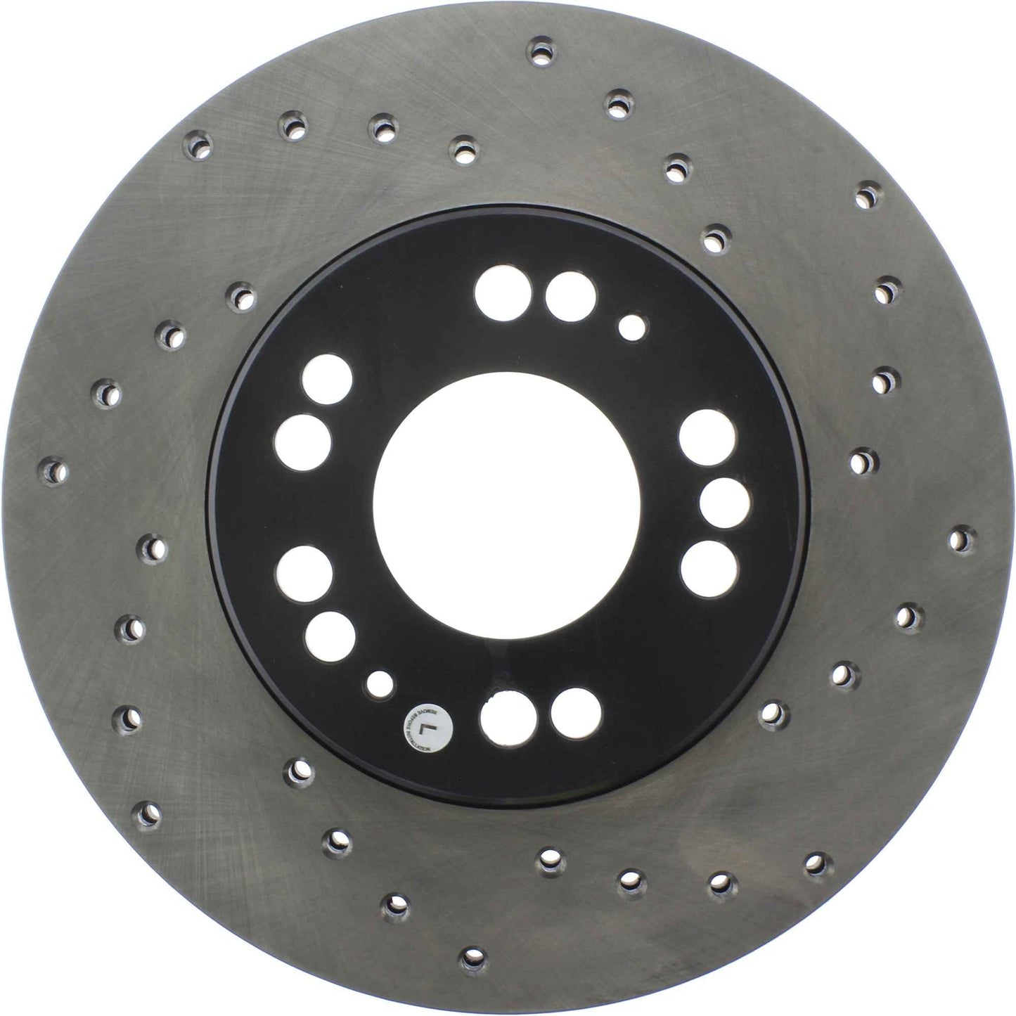 StopTech Sport Cryo Cross Drilled Brake Rotor; Front Left