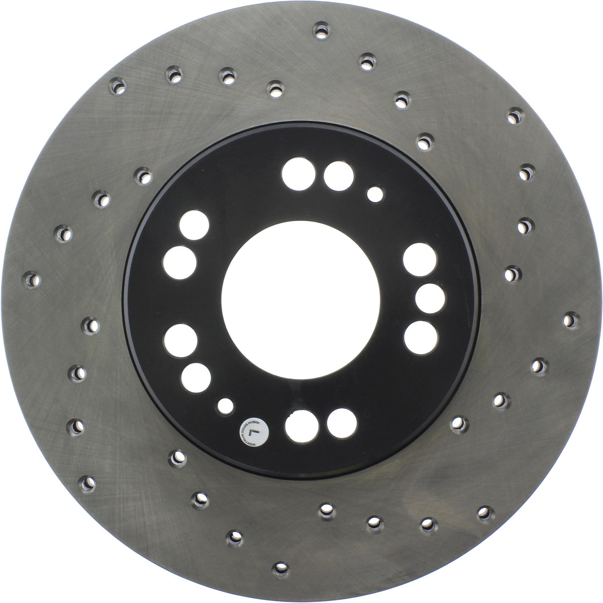 StopTech Sport Cryo Cross Drilled Brake Rotor; Front Left