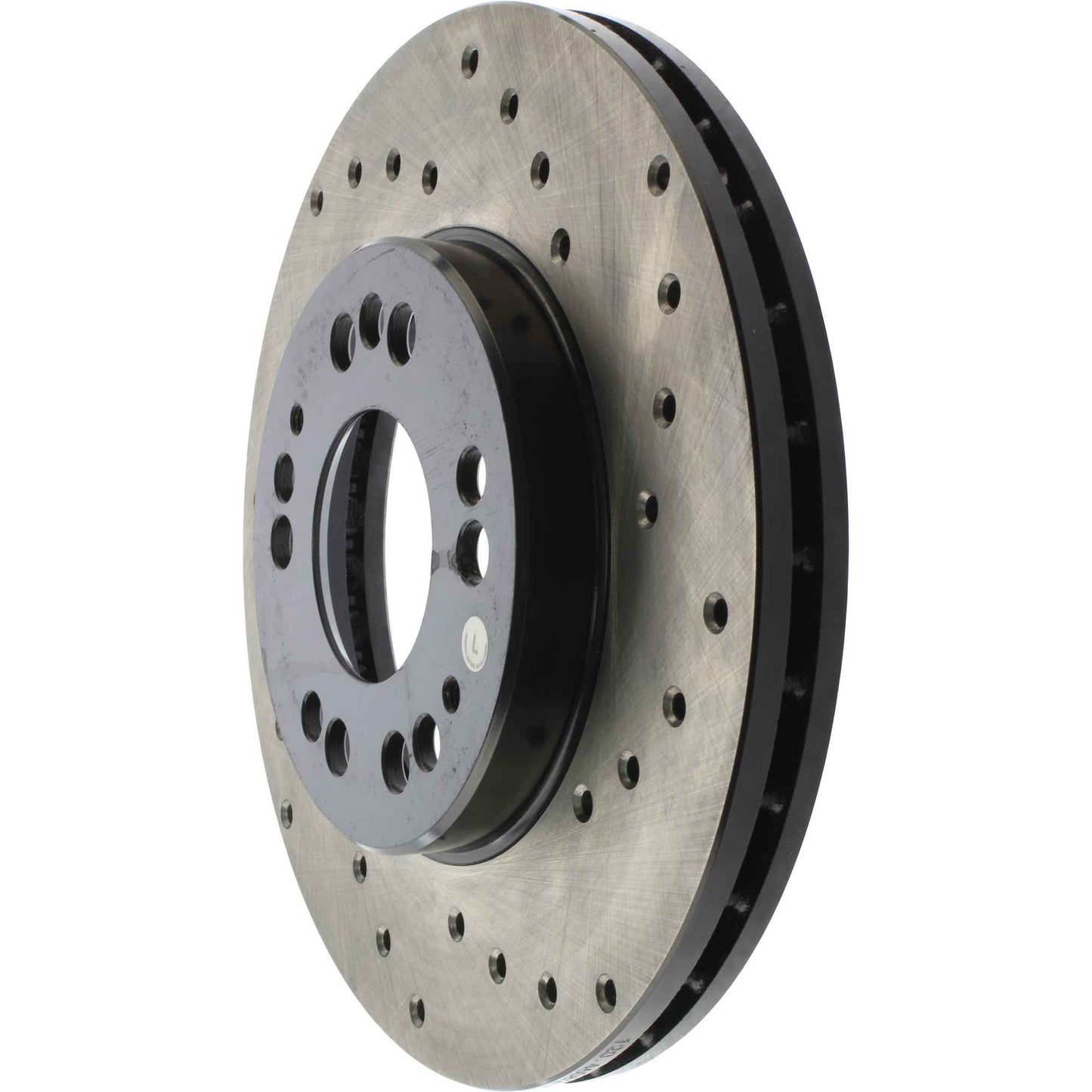 StopTech Sport Cryo Cross Drilled Brake Rotor; Front Left