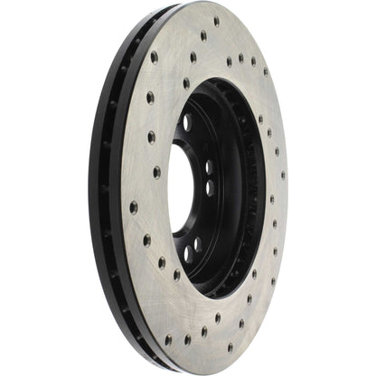 StopTech Sport Cryo Cross Drilled Brake Rotor; Front Left