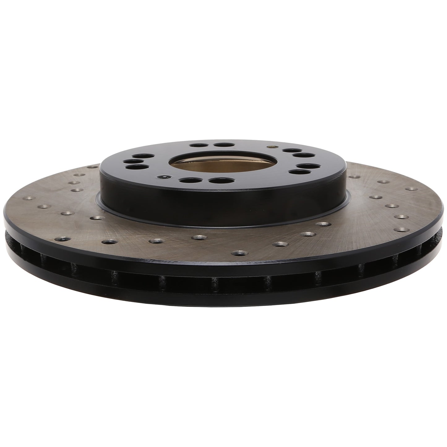 StopTech Sport Cross Drilled Brake Rotor; Front Right