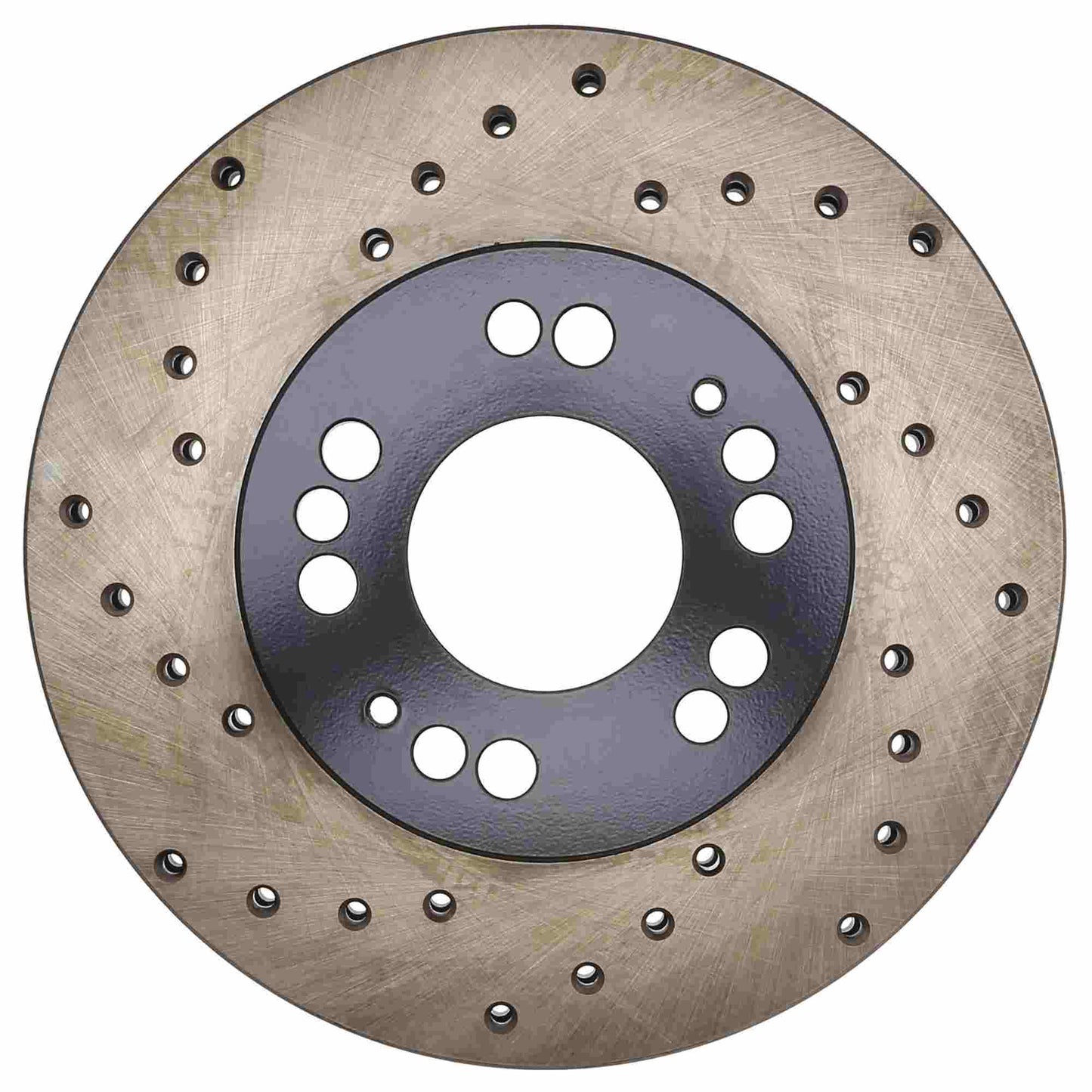StopTech Sport Cross Drilled Brake Rotor; Front Right