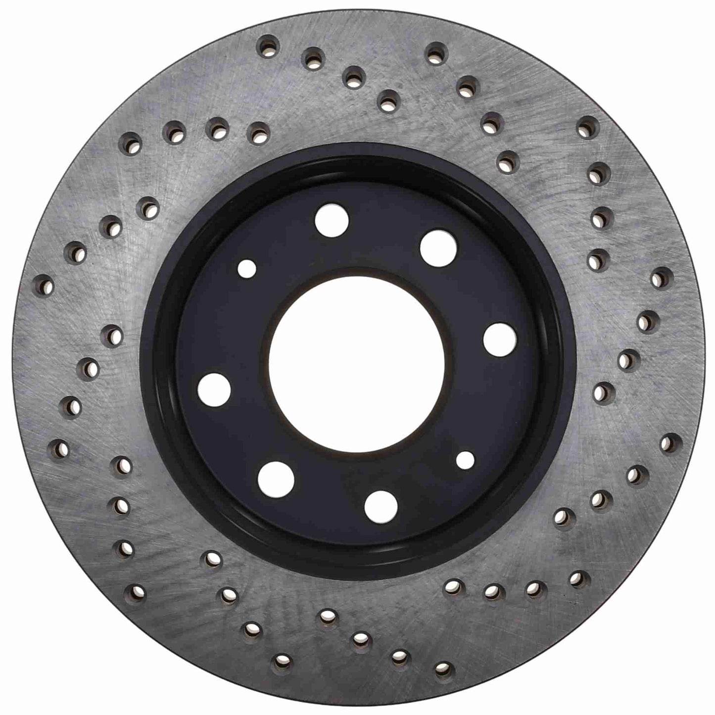StopTech Sport Cross Drilled Brake Rotor; Front Right