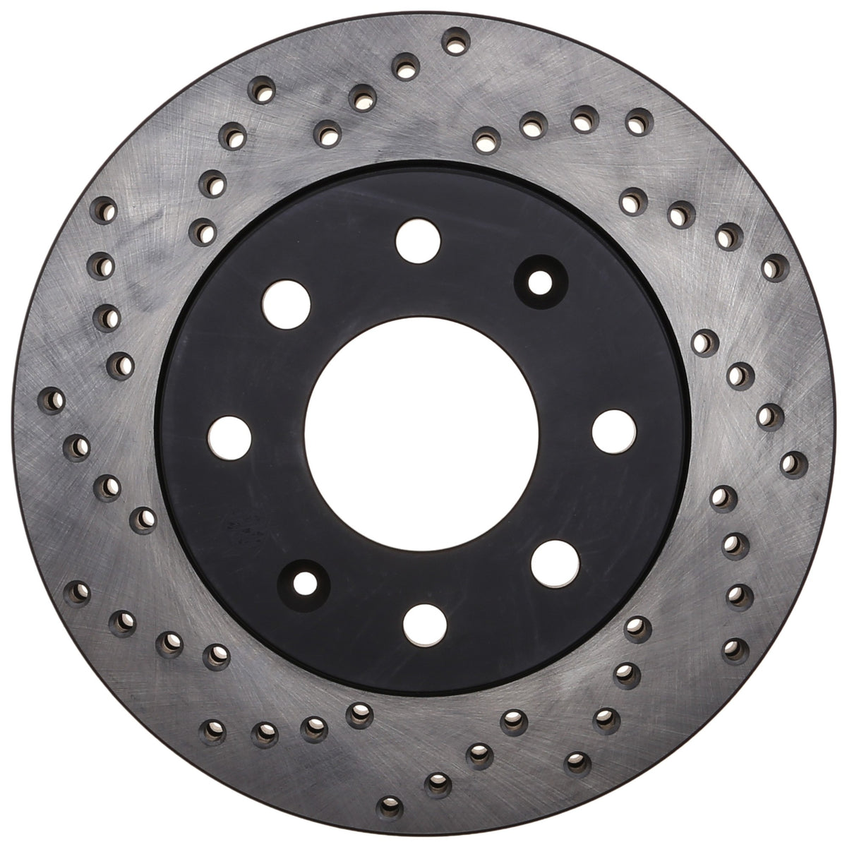 StopTech Sport Cross Drilled Brake Rotor; Front Right
