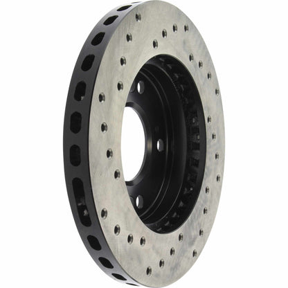 StopTech Sport Cryo Cross Drilled Brake Rotor; Front Left