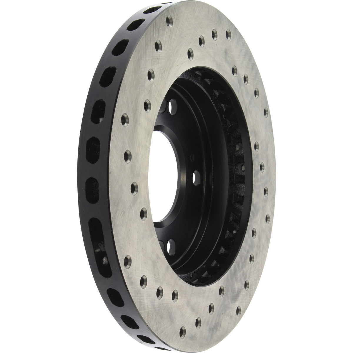 StopTech Sport Cryo Cross Drilled Brake Rotor; Front Left