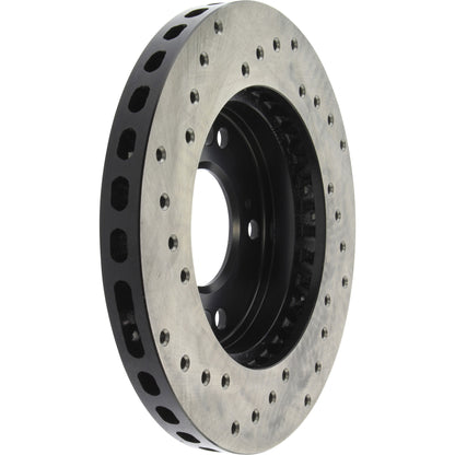 StopTech Sport Cryo Cross Drilled Brake Rotor; Front Left
