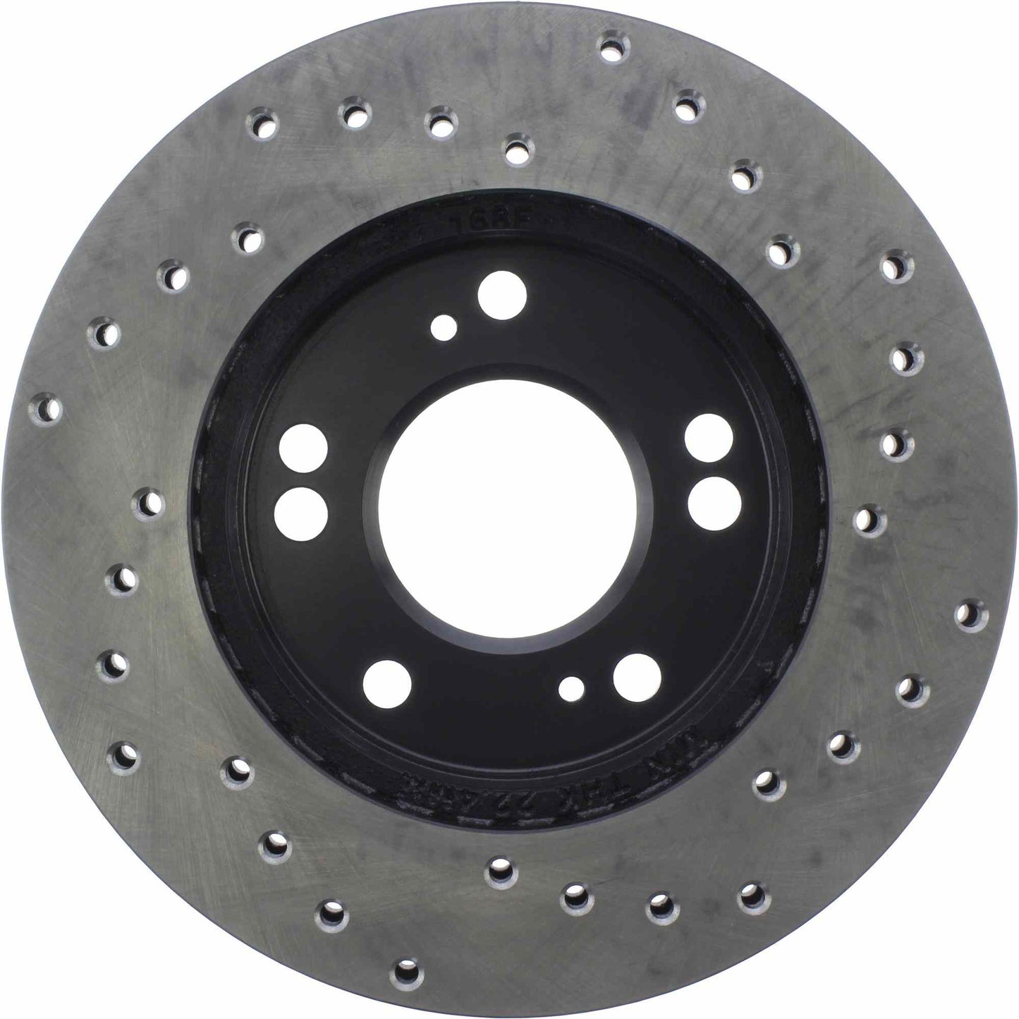 StopTech Sport Cryo Cross Drilled Brake Rotor; Front Right