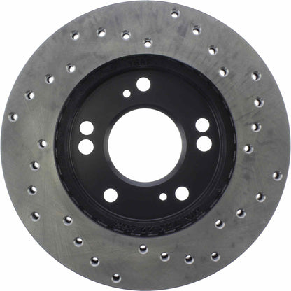 StopTech Sport Cryo Cross Drilled Brake Rotor; Front Right