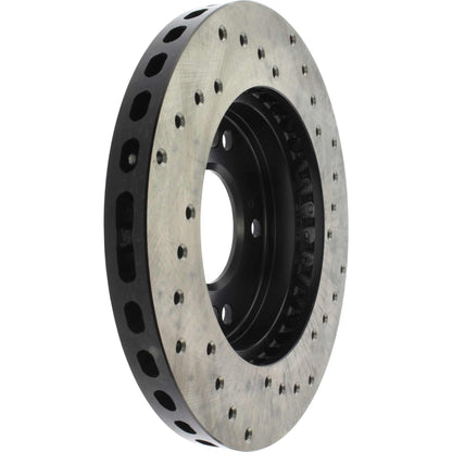 StopTech Sport Cryo Cross Drilled Brake Rotor; Front Right