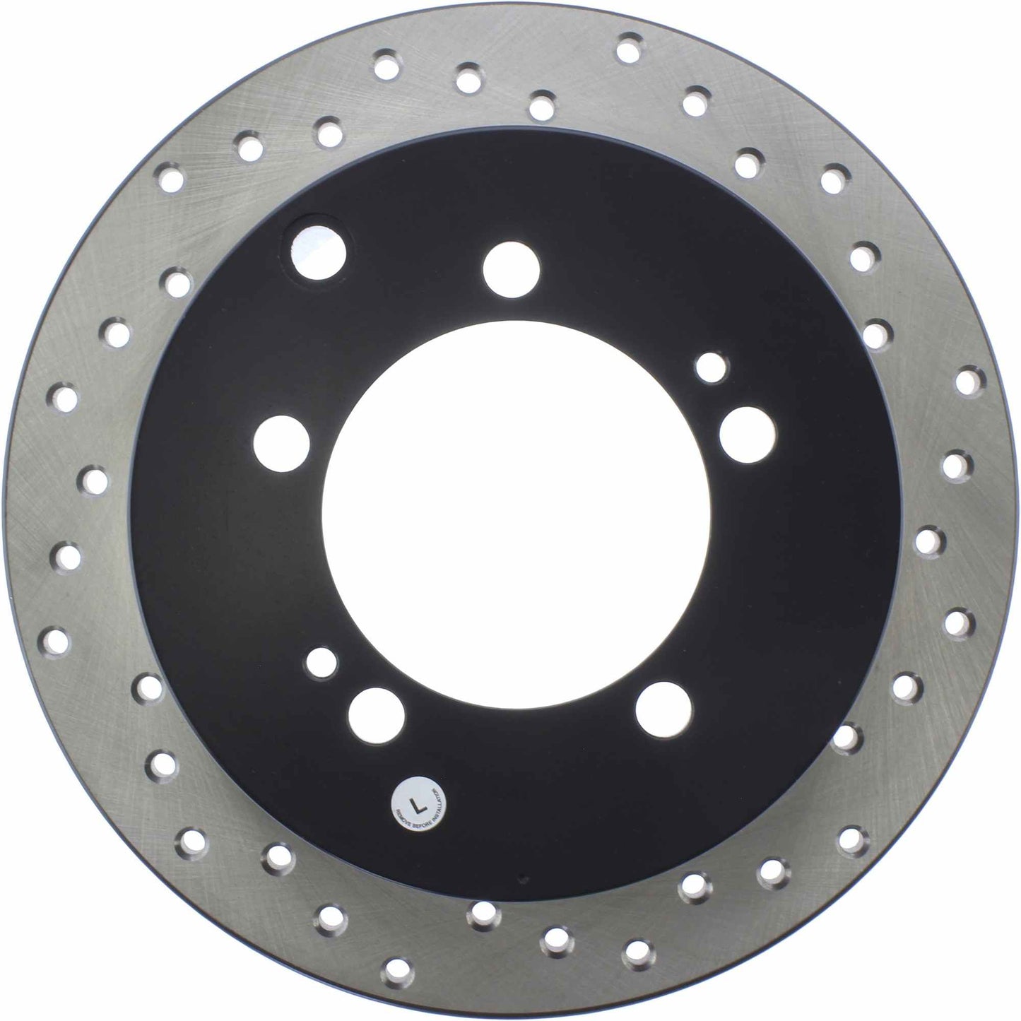 StopTech Sport Cryo Cross Drilled Brake Rotor; Rear Left