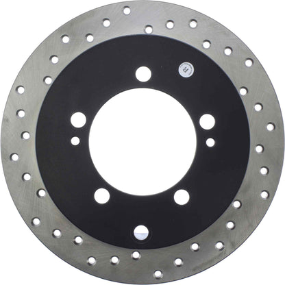 StopTech Sport Cryo Cross Drilled Brake Rotor; Rear Right