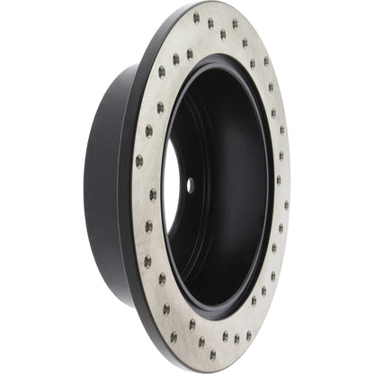 StopTech Sport Cryo Cross Drilled Brake Rotor; Rear Right