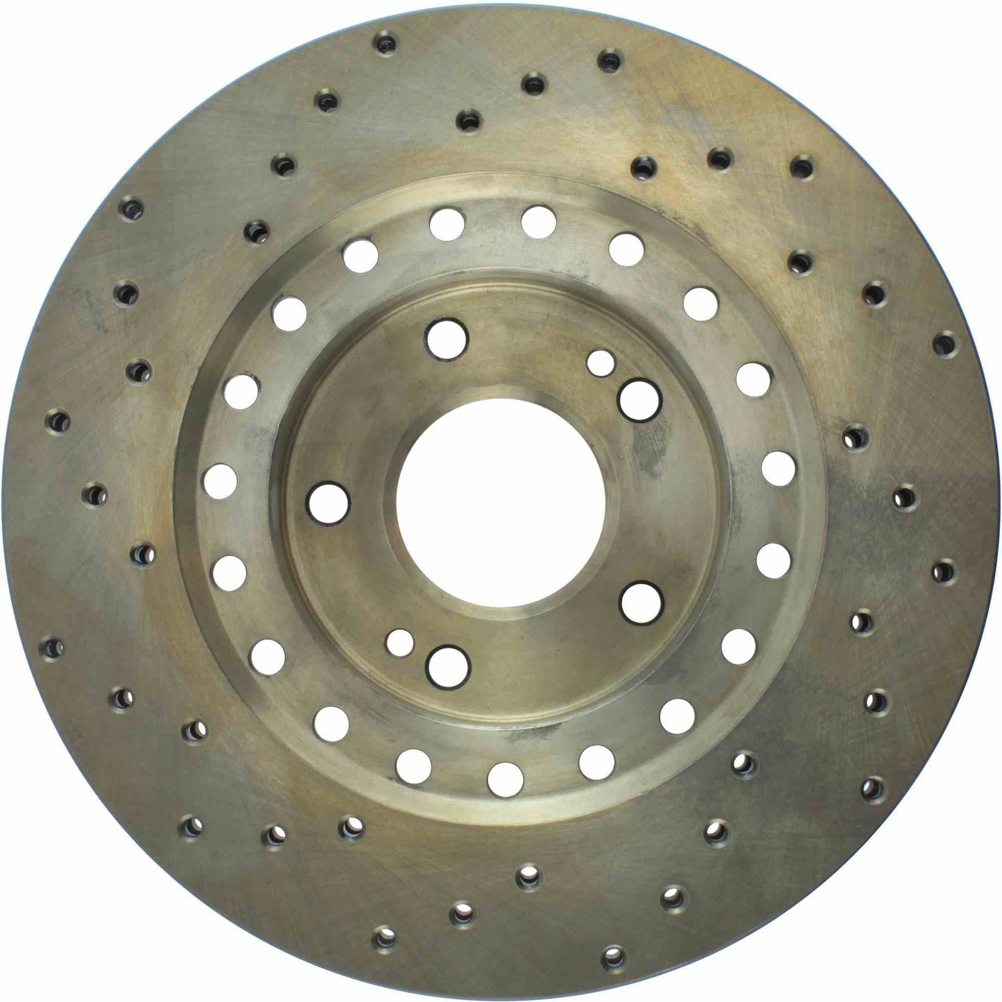 StopTech 6/93-99 Mitsubishi 3000GT-VR4 Drilled Left Front Rotor 128.46052L