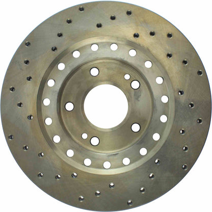 StopTech 6/93-99 Mitsubishi 3000GT-VR4 Drilled Left Front Rotor 128.46052L