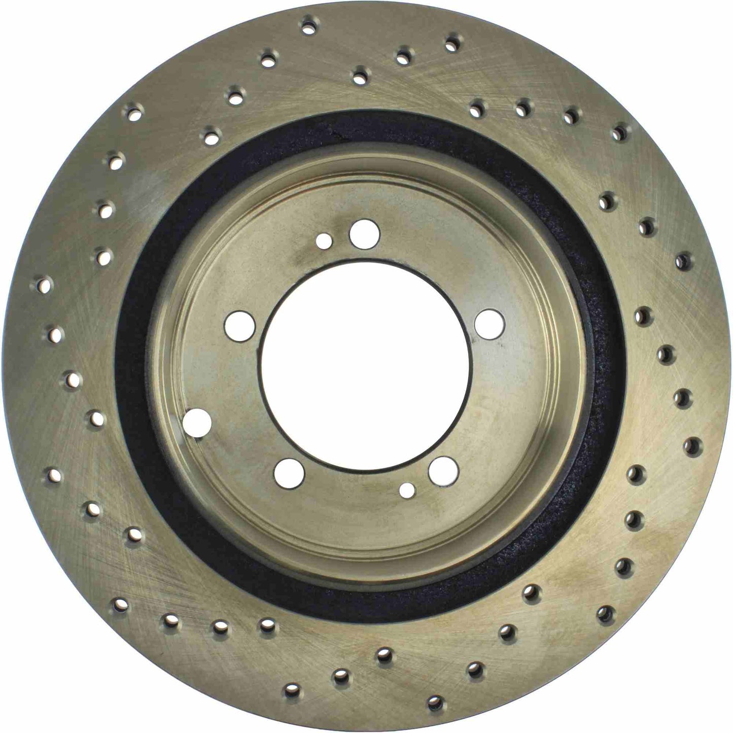 StopTech 6/93-99 Mitsubishi 3000GT-VR4 Drilled Left Rear Rotor 128.46053L