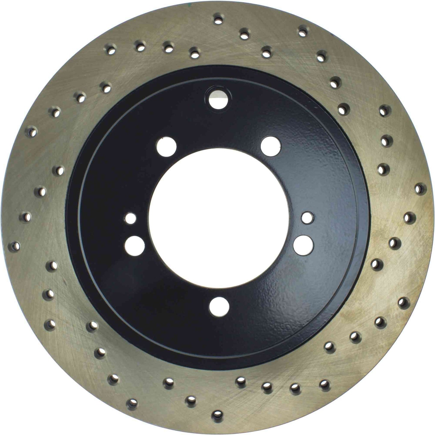 StopTech 6/93-99 Mitsubishi 3000GT-VR4 Drilled Left Rear Rotor 128.46053L