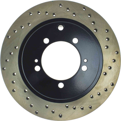 StopTech 6/93-99 Mitsubishi 3000GT-VR4 Drilled Left Rear Rotor 128.46053L