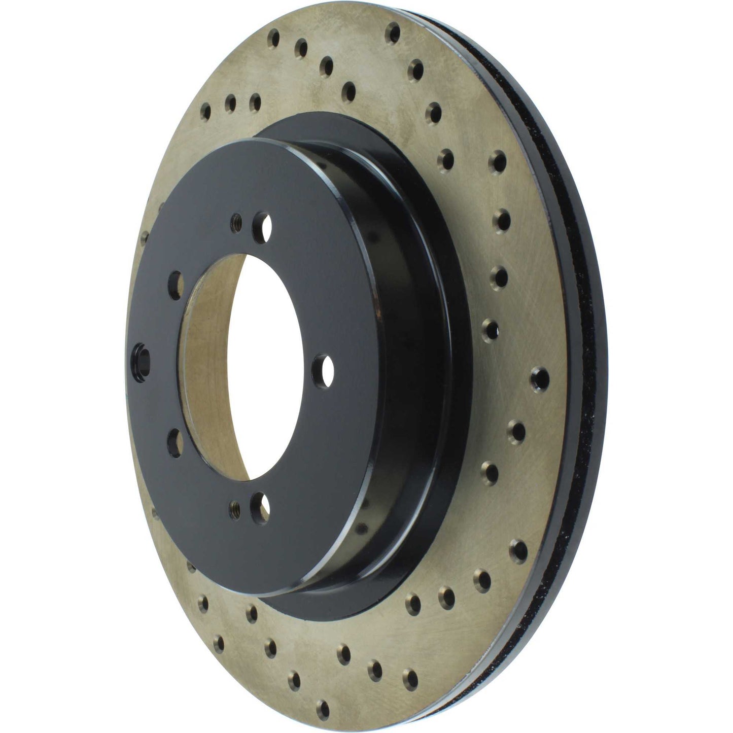 StopTech 6/93-99 Mitsubishi 3000GT-VR4 Drilled Left Rear Rotor 128.46053L