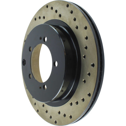 StopTech 6/93-99 Mitsubishi 3000GT-VR4 Drilled Left Rear Rotor 128.46053L