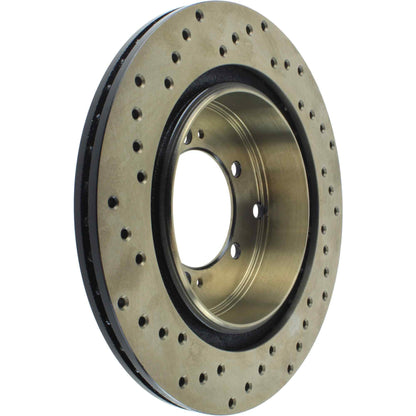 StopTech 6/93-99 Mitsubishi 3000GT-VR4 Drilled Left Rear Rotor 128.46053L