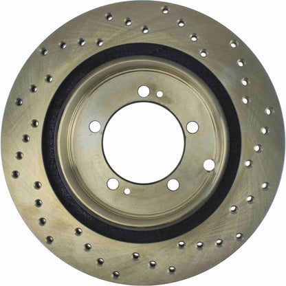 StopTech 6/93-99 Mitsubishi 3000GT-VR4 Drilled Right Rear Rotor 128.46053R