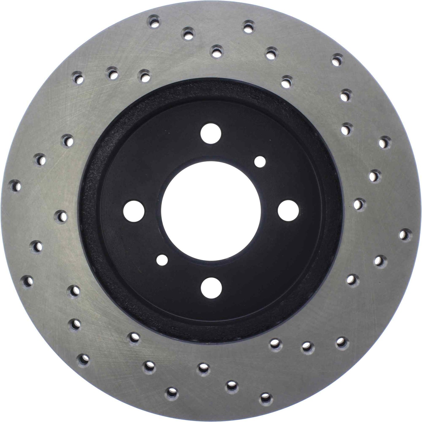StopTech Sport Cross Drilled Brake Rotor; Front Right