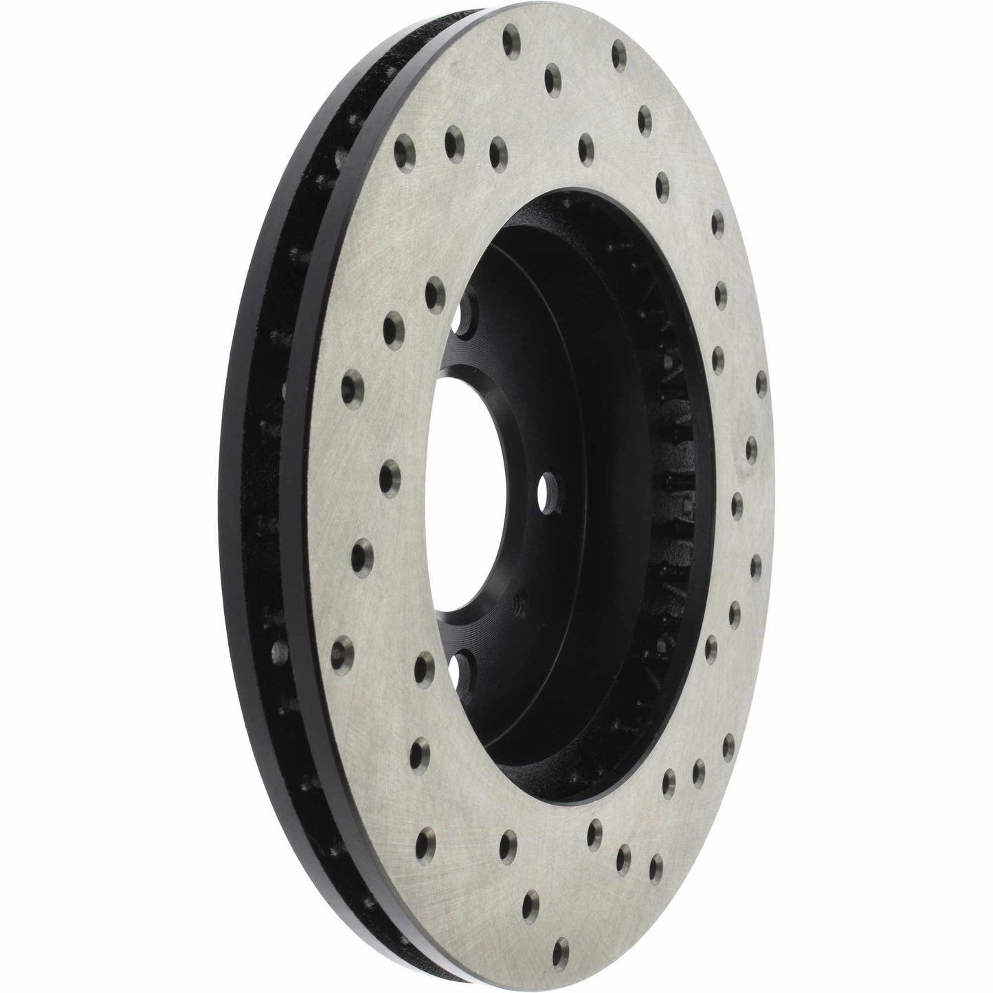StopTech Sport Cross Drilled Brake Rotor; Front Right