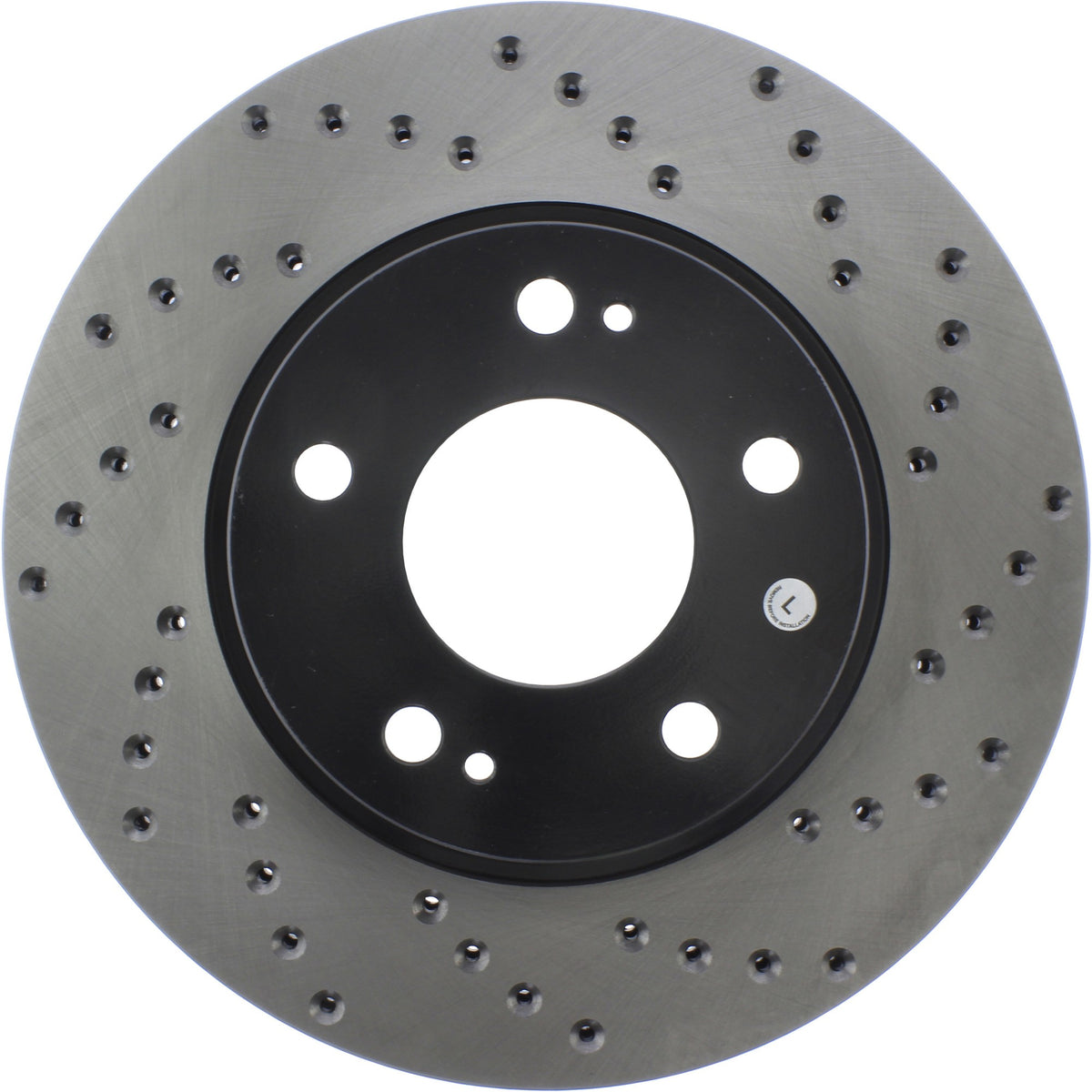 StopTech Sport Cryo Cross Drilled Brake Rotor; Front Left