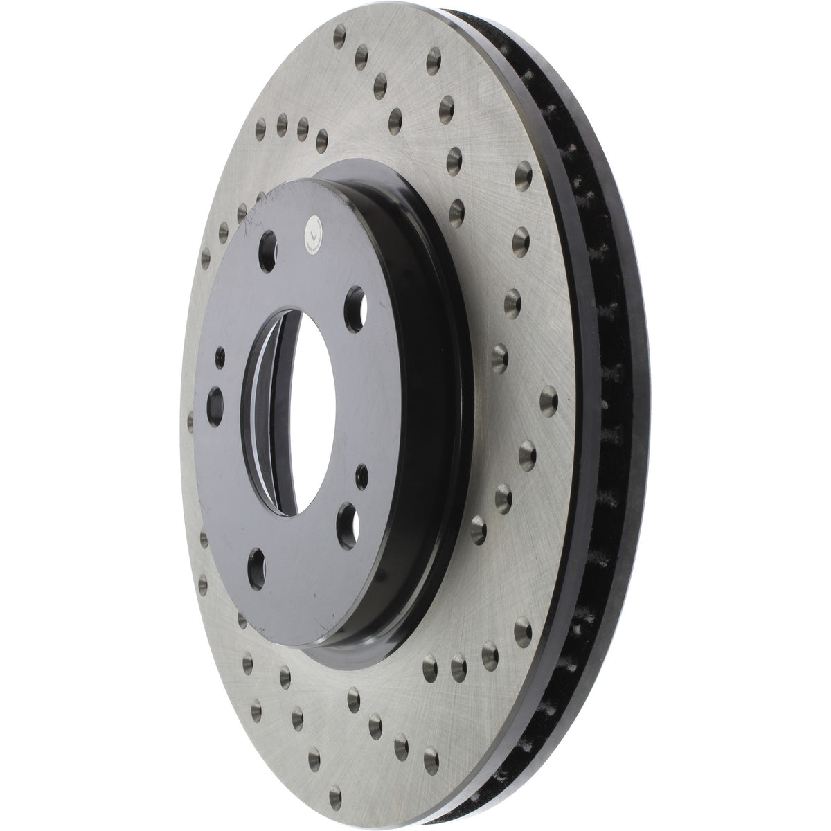 StopTech Sport Cryo Cross Drilled Brake Rotor; Front Left