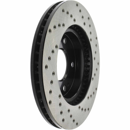 StopTech Sport Cryo Cross Drilled Brake Rotor; Front Right