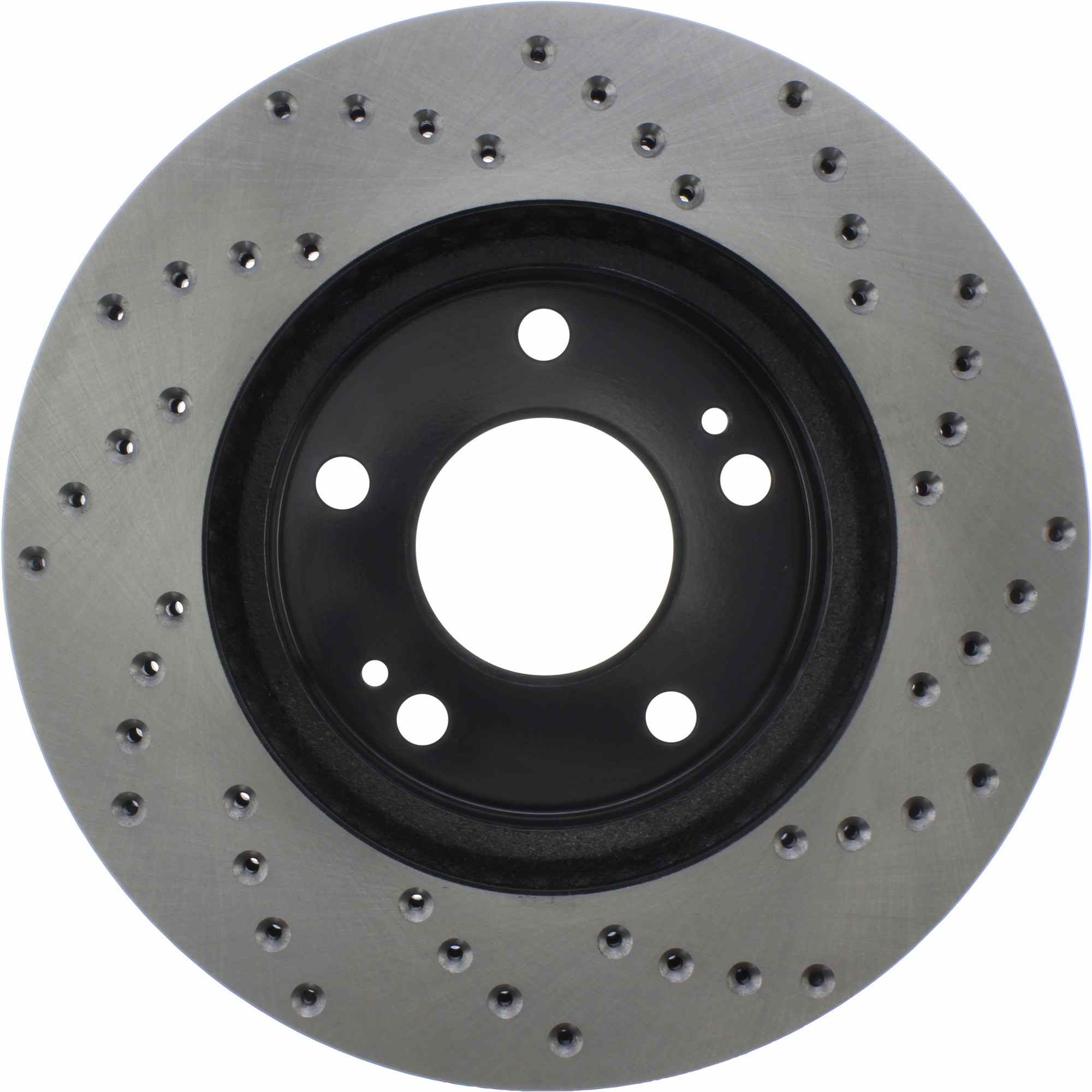 StopTech Sport Cross Drilled Brake Rotor; Front Right