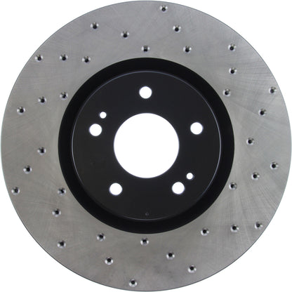 StopTech Sport Cryo Cross Drilled Brake Rotor; Front Left