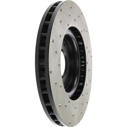 StopTech Sport Cryo Cross Drilled Brake Rotor; Front Left