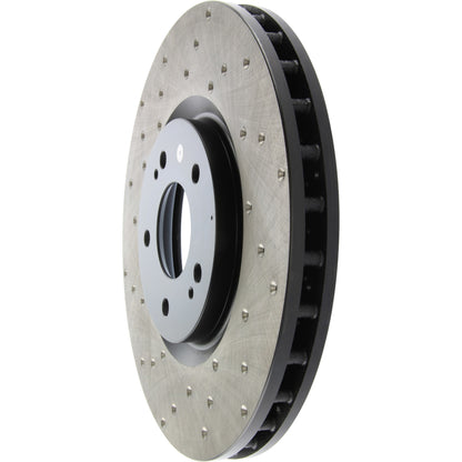 StopTech Sport Cryo Cross Drilled Brake Rotor; Front Right