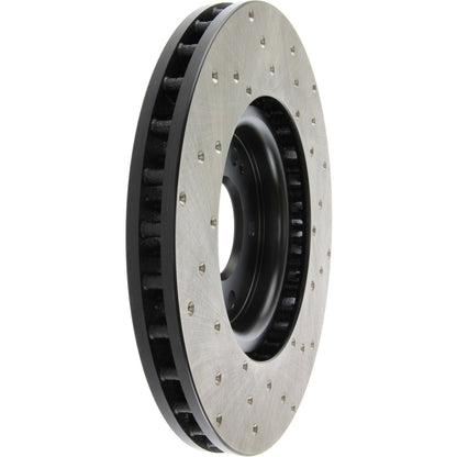 StopTech Sport Cryo Cross Drilled Brake Rotor; Front Right