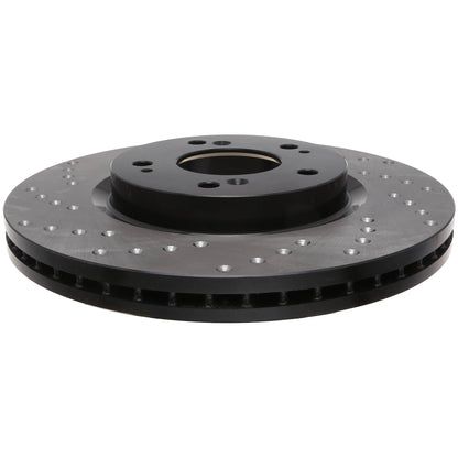 StopTech  Sport Cross Drilled Brake Rotor; Front Right