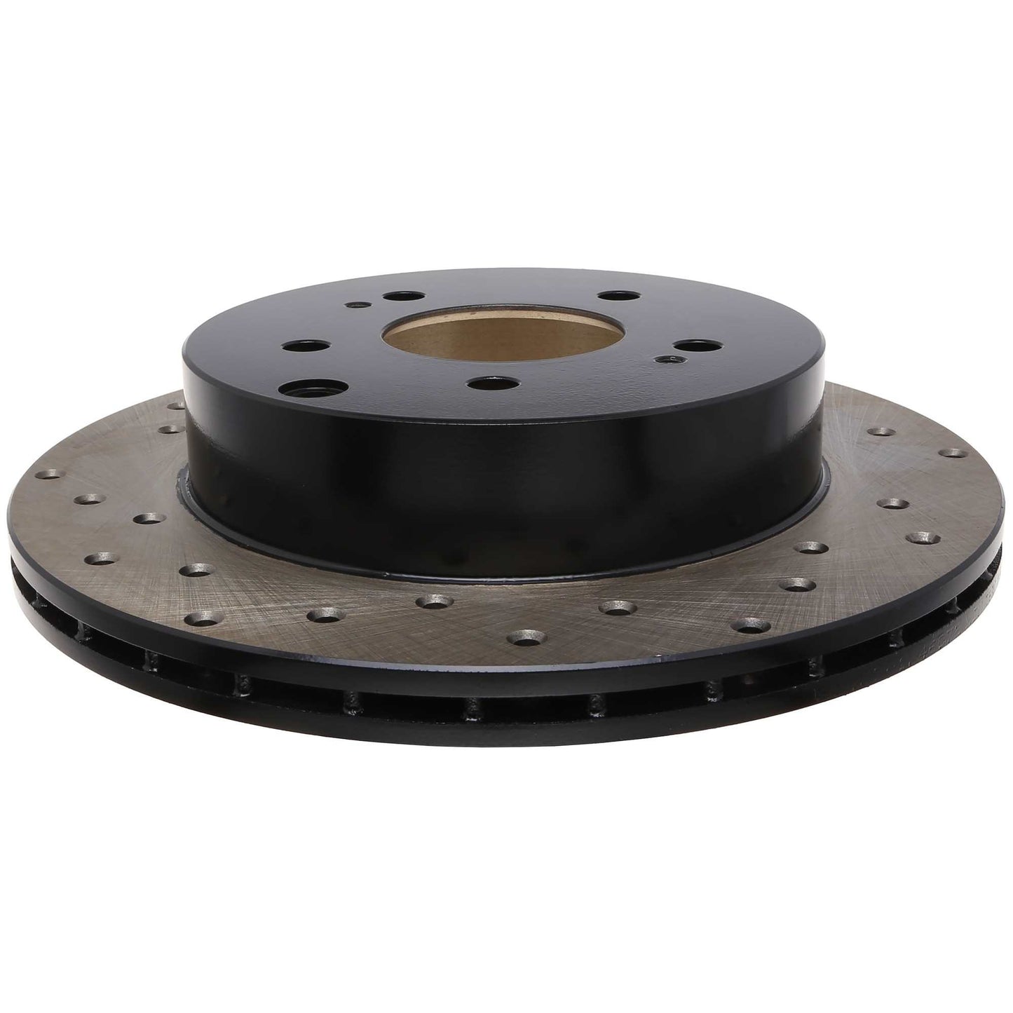StopTech  Sport Cross Drilled Brake Rotor; Rear Right