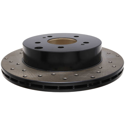 StopTech  Sport Cross Drilled Brake Rotor; Rear Right