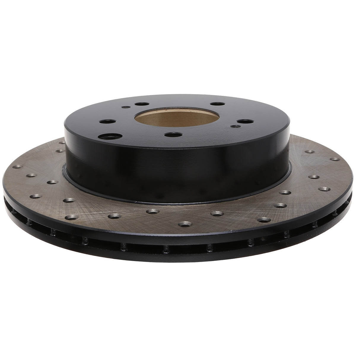 StopTech  Sport Cross Drilled Brake Rotor; Rear Right