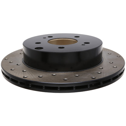 StopTech  Sport Cross Drilled Brake Rotor; Rear Right