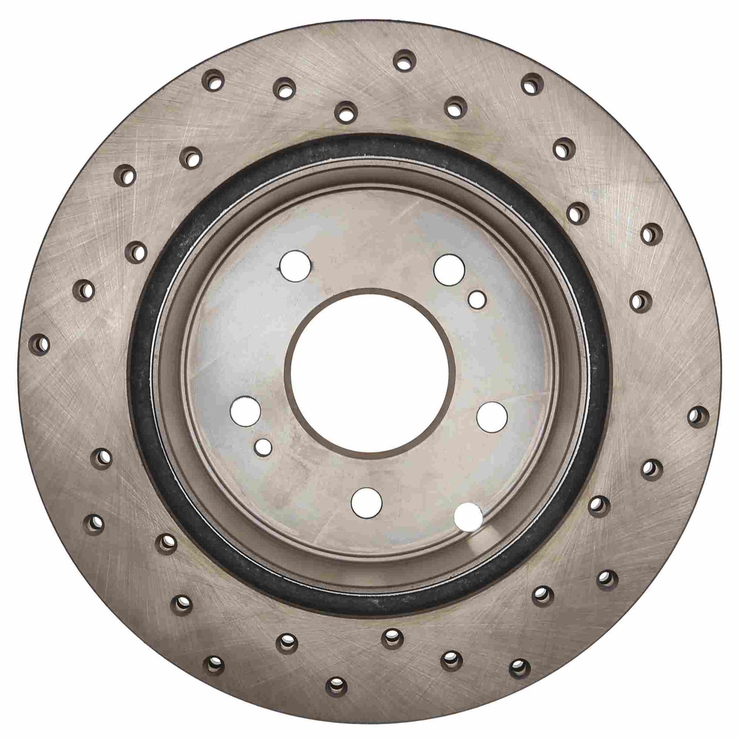 StopTech  Sport Cross Drilled Brake Rotor; Rear Right