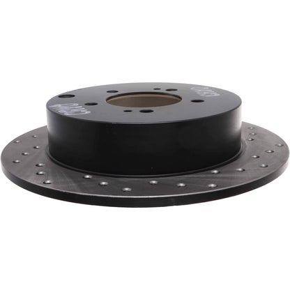 StopTech Sport Cryo Cross Drilled Brake Rotor; Rear Left