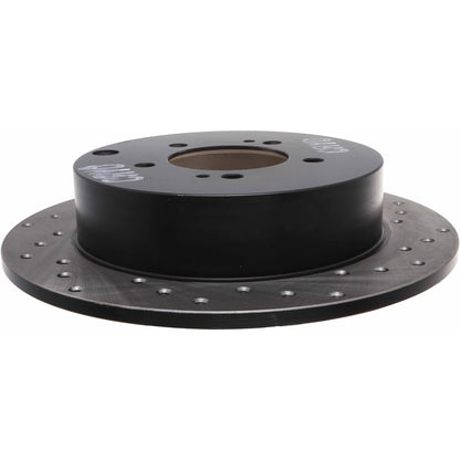 StopTech Sport Cryo Cross Drilled Brake Rotor; Rear Left